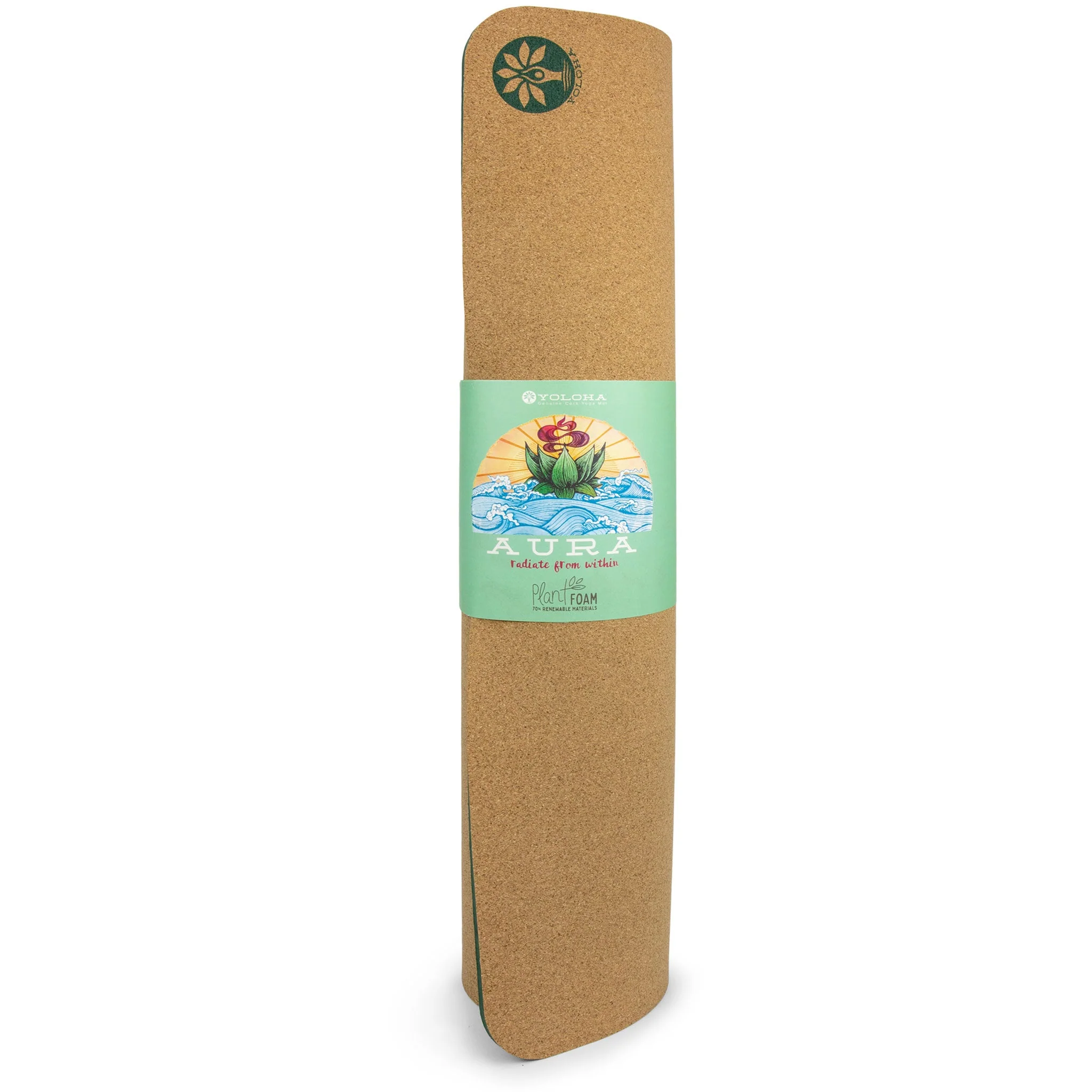 Balance and Unity Aura Cork Yoga Mat - Image 3