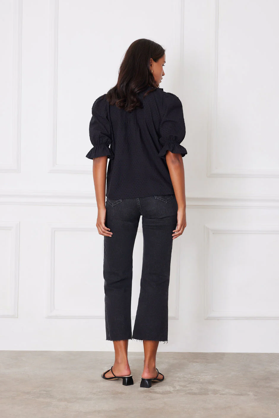 Chloe Shirt in Black - Image 5