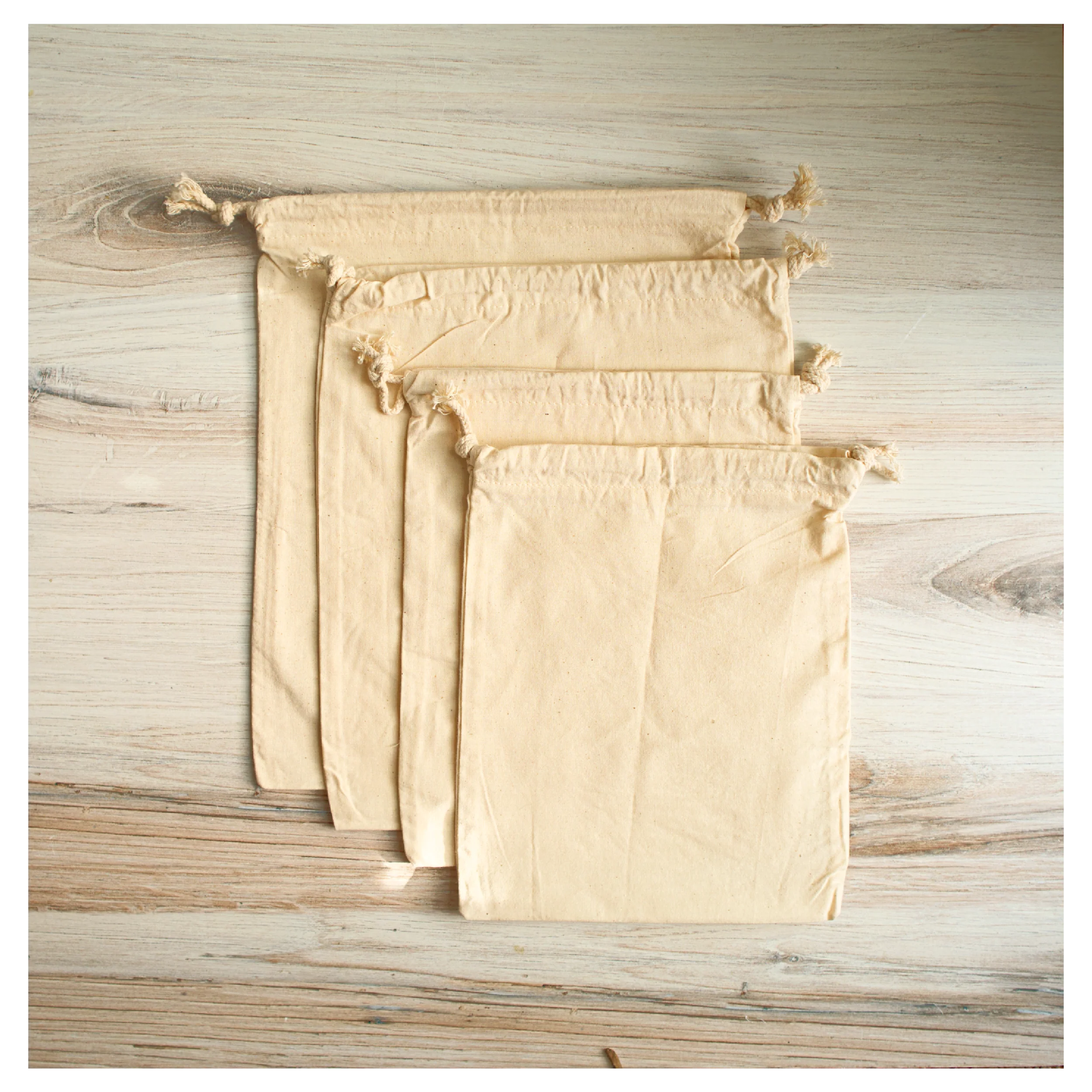 Cotton Produce Bags (Set of 4)