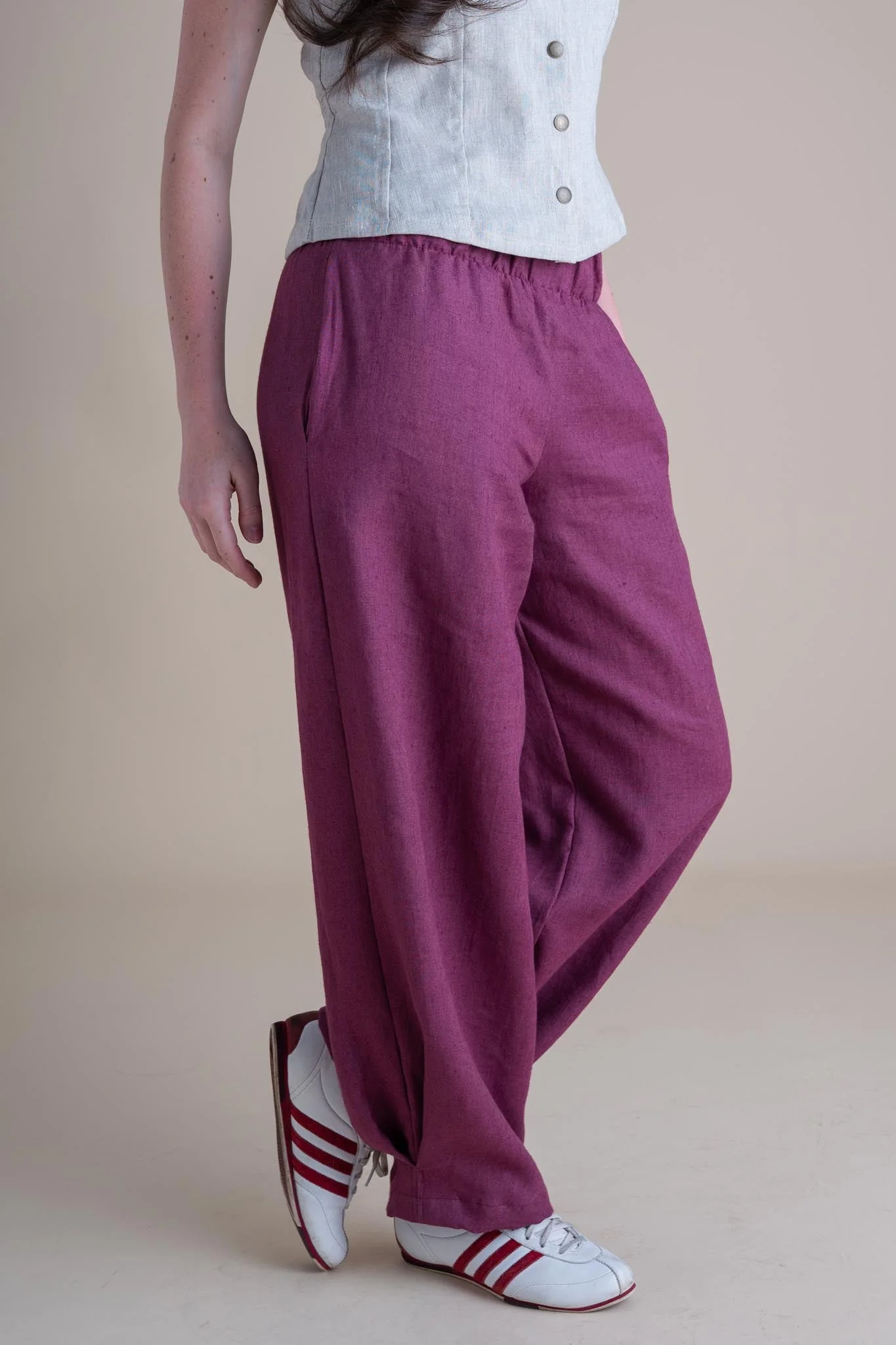 Crescent Moon Pants (Updated) in Orchid