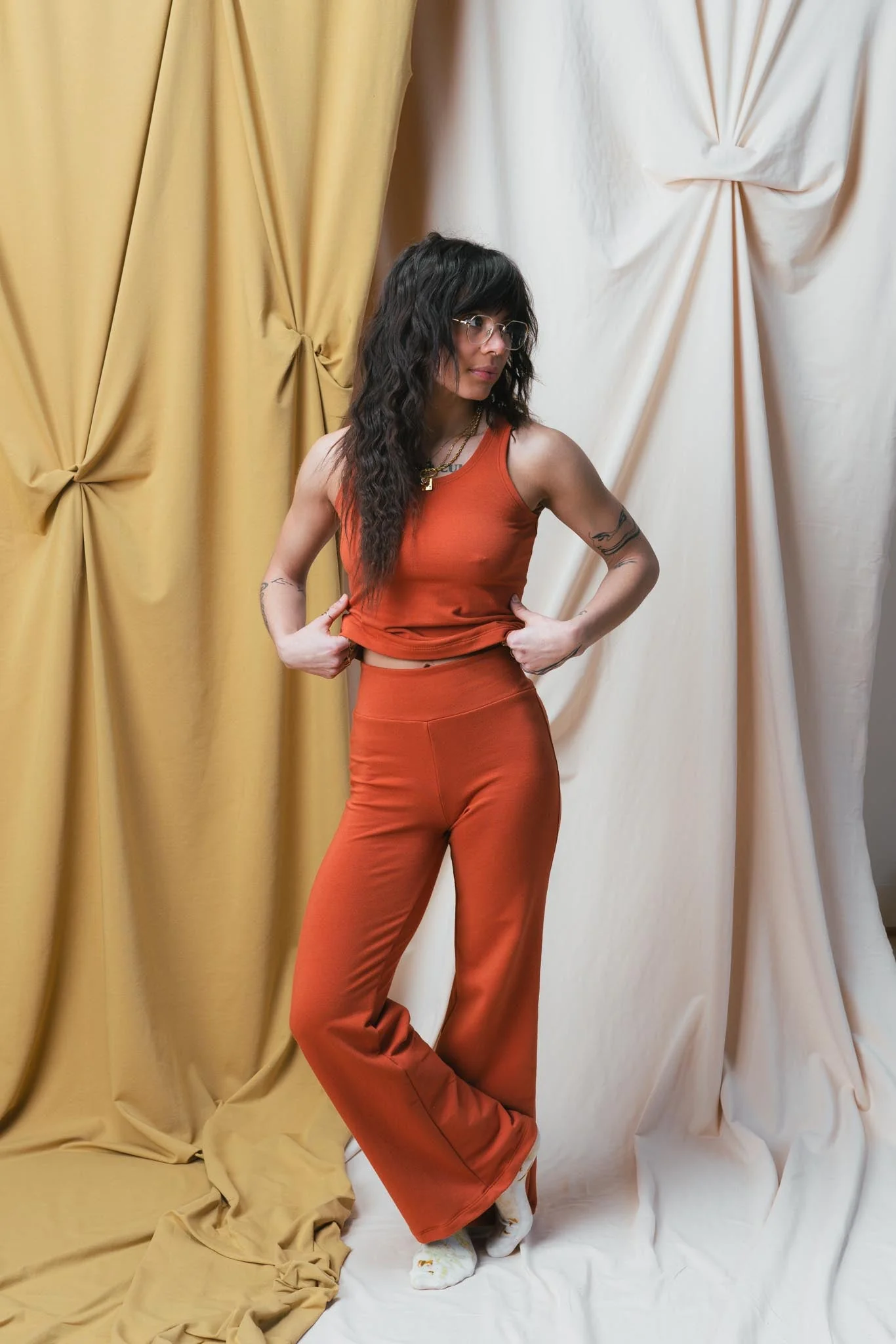 Frances Tank in Persimmon - Image 6