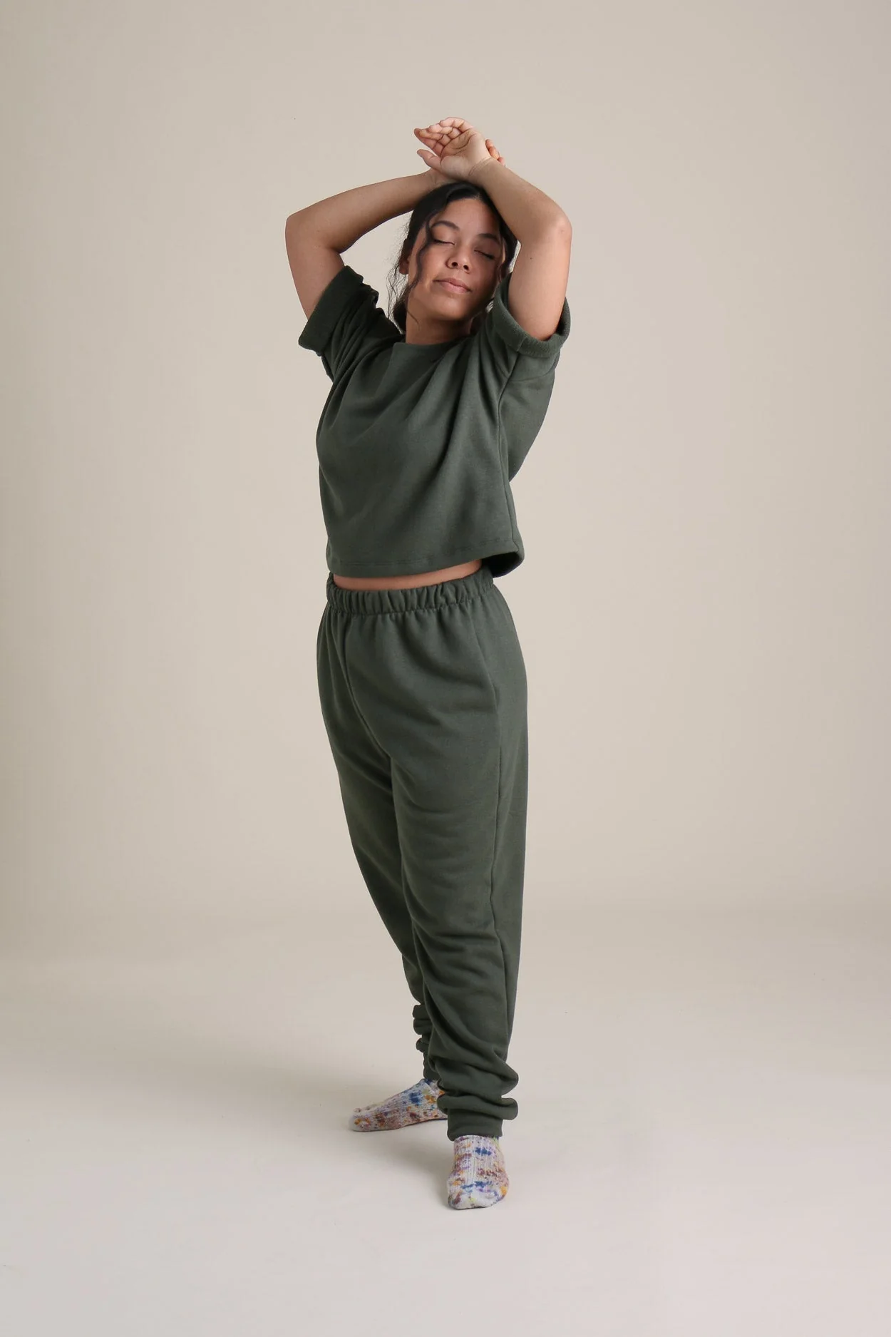 Joggers in Forest