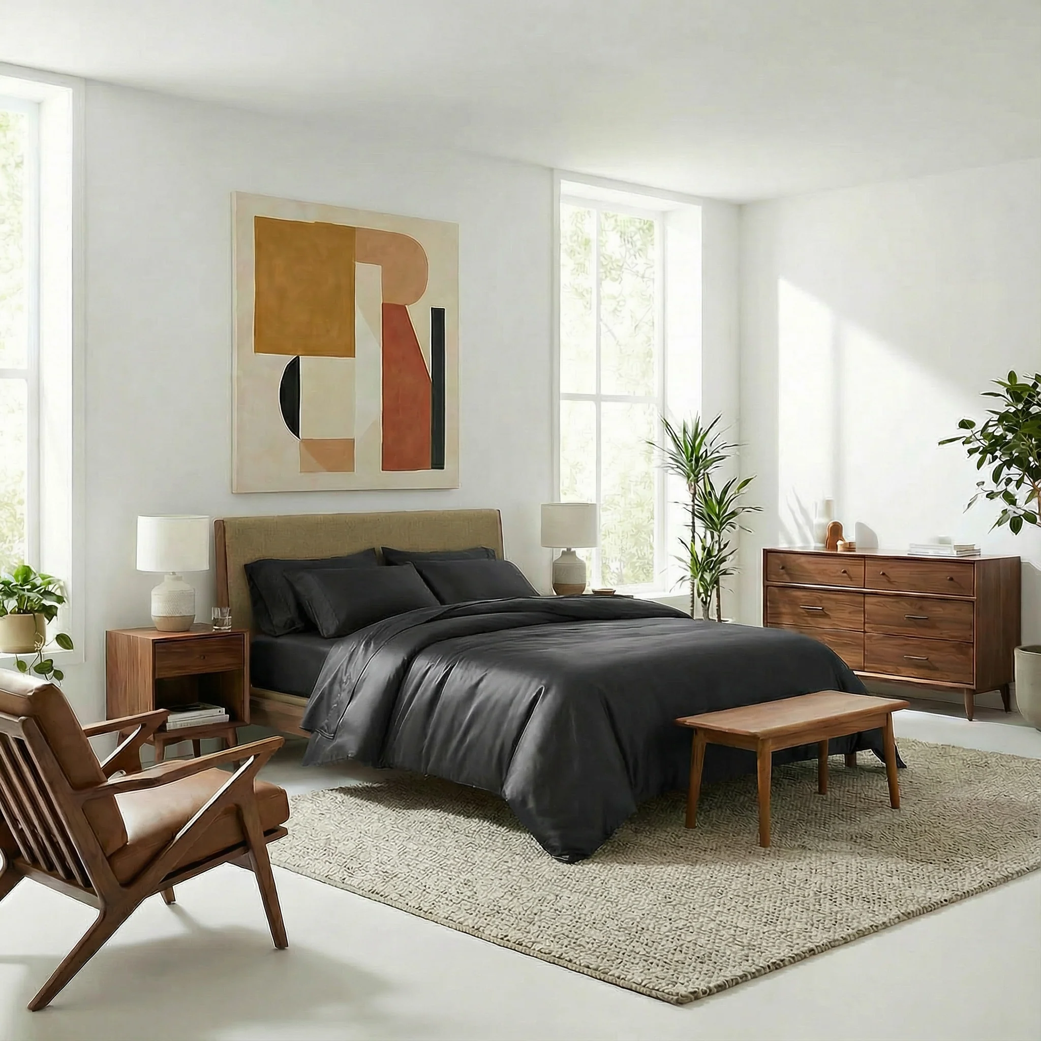 Luxe CleanBamboo® Sateen+ Duvet Cover - Image 10