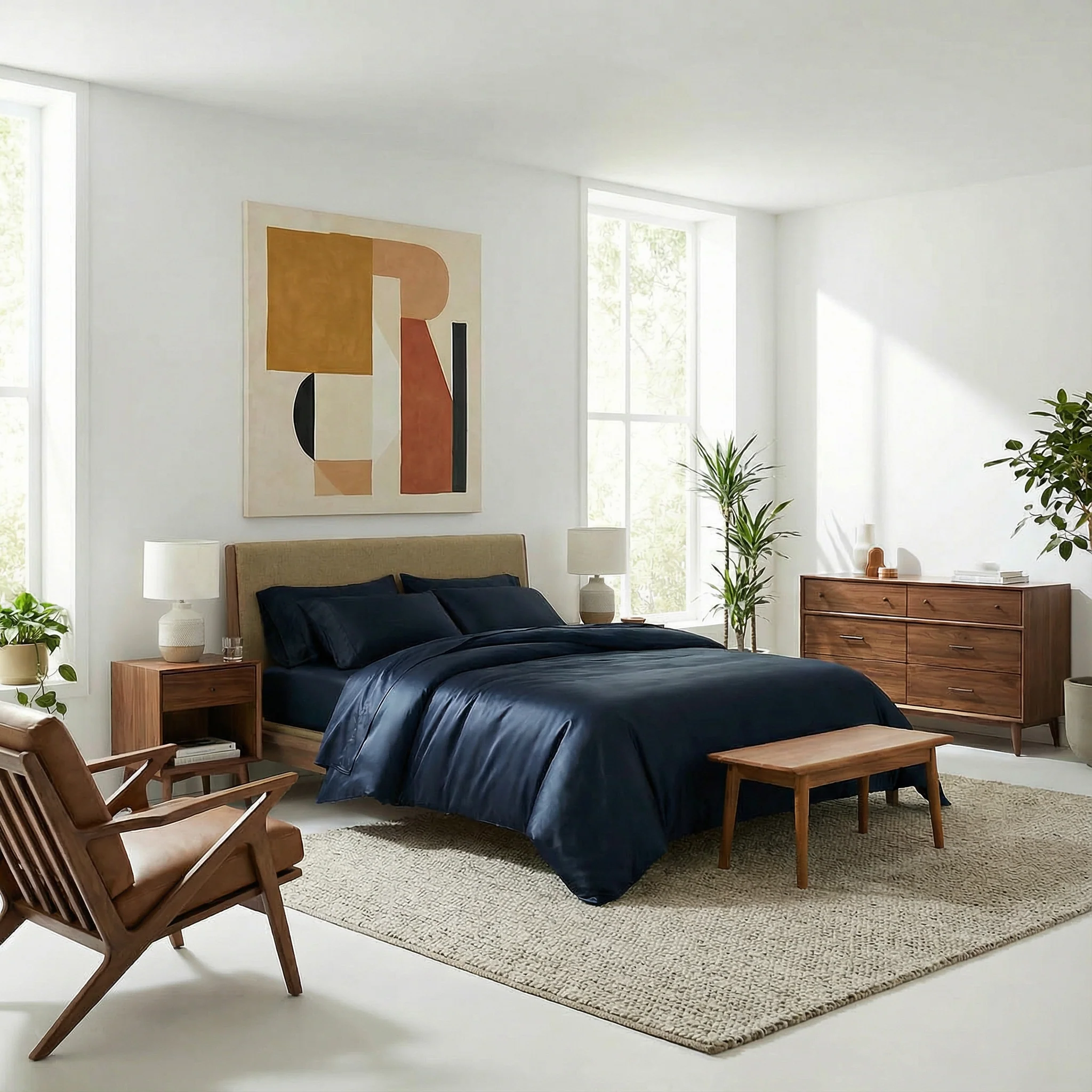 Luxe CleanBamboo® Sateen+ Duvet Cover - Image 9