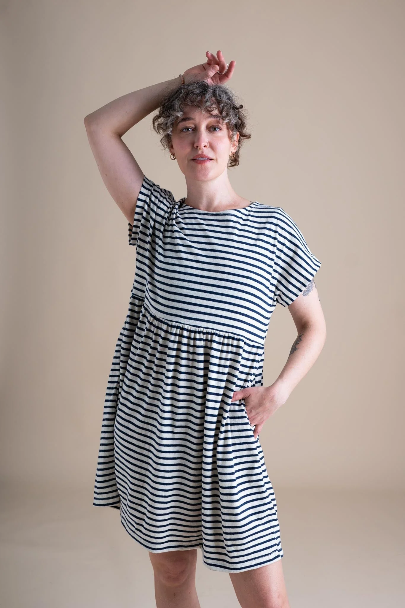 Porch Dress in Coastal