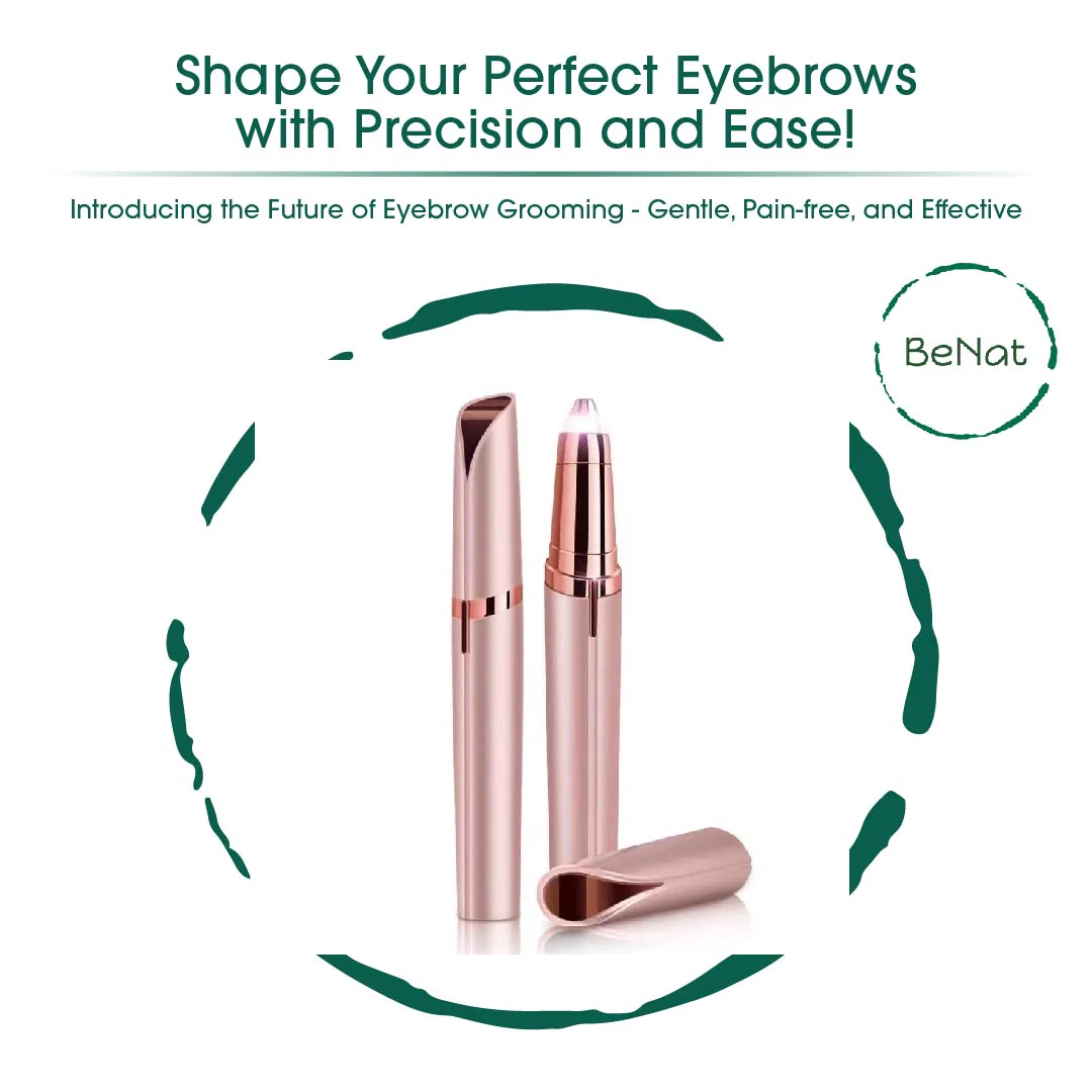 Rechargeable Facial + Eyebrow Hair Removers Set -2 Pack - Image 2
