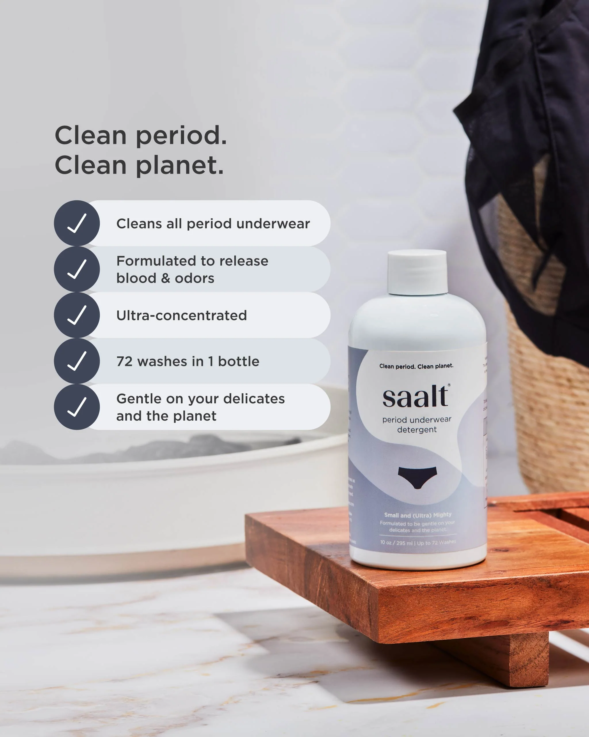 Saalt Period Underwear Detergent - Image 3