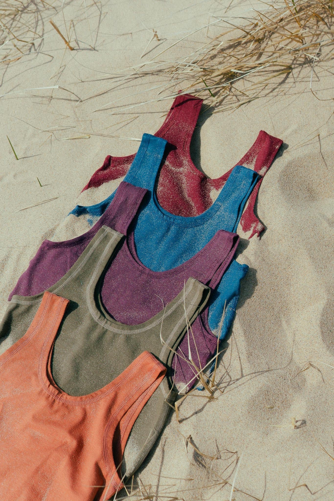 Yoga Crop Tank in Cranberry - Image 9